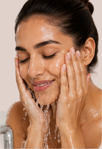 Cleanse your face